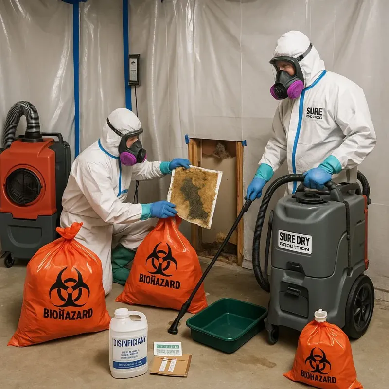 Contaminated Water Handling Protocols process in Dunn County, ND